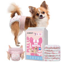 Dono Disposable Dog Nappies Female, 10 pieces, Dog Diapers for Dogs in