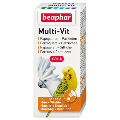 Beaphar Beaphar Multi-Vitamin Liquid for Parrots & Parakeets 20ml