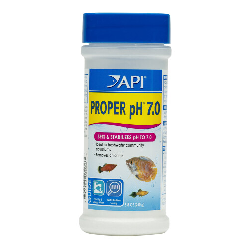 API PROPER pH 7.0 Freshwater Aquarium Water pH Stabilizer 250 g Contai