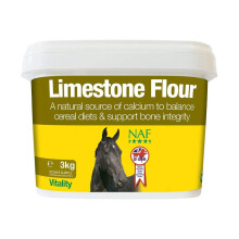NAF Limestone Flour 3kg – Natural Calcium Supplement for Horses – Supp