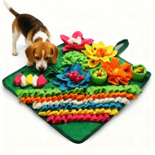 Banlangen Snuffle Mat for Dogs - Christmas Dog toys Interactive Puzzle