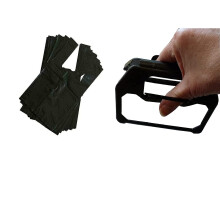 Pet Pooper Scooper Poop Scoop with 50 Dog Waste Bags with Handle Ties