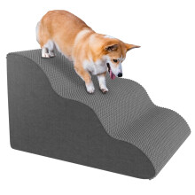 Pet Stairs for Small Dogs & Cats – Comfortable Curved Design, Waterpro