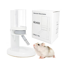 Marchul Hamster Water Bottle for Glass Tank, Guinea Pig Water Bottle w