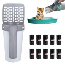 Cococheers Cat Litter Scooper with Stand,Cat Litter Scooper With 215 G