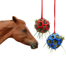???? ???????????????? Horse Treat Ball Hay Feeder Holder Hanging Slow Feeding Toy wit
