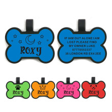 Dog Tags for Pets Engraved UK Personalised Silicone Dog Tag Custom Dog
