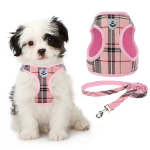 KOOLTAIL Dog Harness small dog, Soft Mesh Small Dog Harness and Lead S