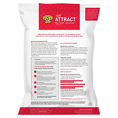 Dr. Elsey's Cat Attract Clumping Clay Cat Litter 18-lb. Bag 1