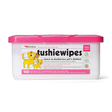Petkin Tushie Wipes, Pack of 100