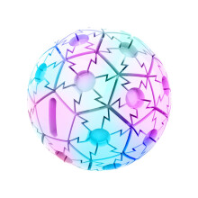 UltraByEasyPeasyStore Ultra V2.0 Lightening LED Dog Ball - Light Up Do