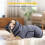 PETTOM Dog Drying Robe Extra Large Adjustable Dog Dressing Gown Microf 2
