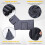 PETTOM Dog Drying Robe Extra Large Adjustable Dog Dressing Gown Microf 3