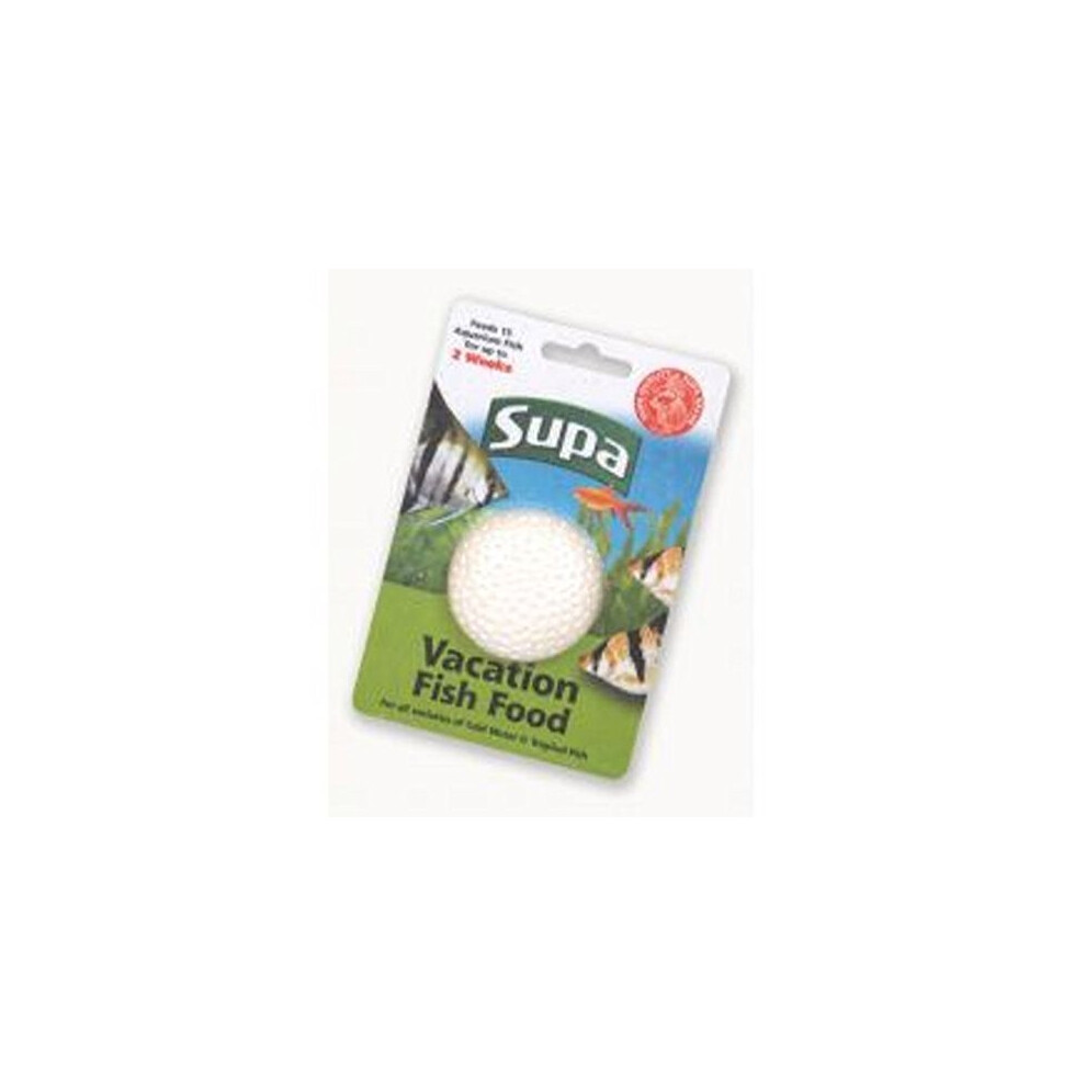 Supa 2 X Vacation 2 Week Holiday Fish Food Block 25G (Random Shape) |