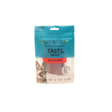 Natures Deli Soft Beef Strips Dog Treats, Grain Free Low Fat Treats fo