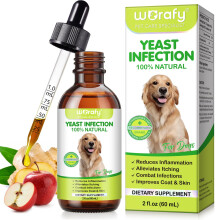 Natural Yeast Infection Drops for Dogs - Ear & Skin Support for Itch R