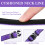AUAUY Reflective Nylon Dog Collars, Double Security Adjustable Classic 3