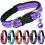 AUAUY Reflective Nylon Dog Collars, Double Security Adjustable Classic 1