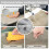 PEFUNY Cordless Folding Cat Window Perch, Cat Hammock for Window and W 4