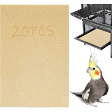 Gravel Liner Paper for Bird Cage, 11 x 17 inch Birdcage Liner Bedding