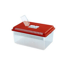 Ferplast Plastic Aquarium for Fishes Geo Flat Small Tank 4 L, Small An