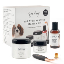 Eye Envy Dog Tear Stain Remover Starter Kit with ProPowder Brush, Stai
