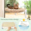 GUUSII HOME Cat Window Bed Perch Foldable Suction Cup Window Sill Hamm 6