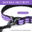 AUAUY Reflective Nylon Dog Collars, Double Security Adjustable Classic 2