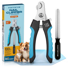 PORTENTUM Dog Nail Clippers for Large and Medium Breed (6") Profession