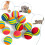 Cobee Rainbow Cat Toy, 12 Pieces Large 3.5 CM Interactive Ball for Kit 6