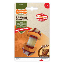 Nylabone Extreme Tough Dog Chew Toy Rawhide Knot Alternative, Mess-Fre