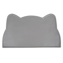 Emwel cat Food Mat, Thin 137g Silicone cat Bowl Mat, Non-Slip, Waterpr