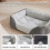 Heymamba Medium Dog Bed to Soothe/Stabilize Emotions, Machine Washable 3