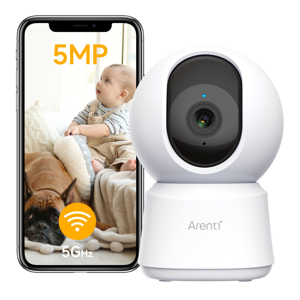 Arenti 3K 5Mp Pet Dog Cameras With App,5Ghz&2.4G Wifi 6 Baby Monitor,S 13151522