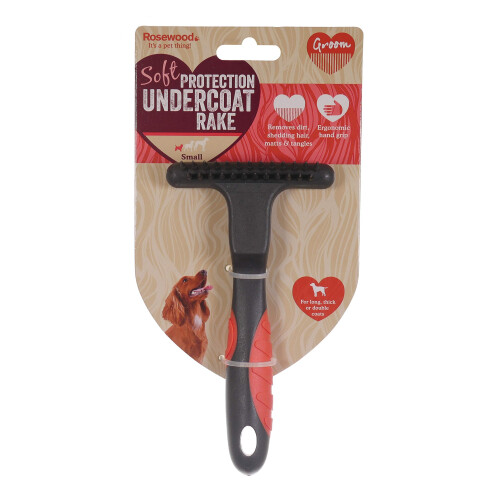 Rosewood Rosewood Soft Protection Undercoat Rake for Dogs, Small