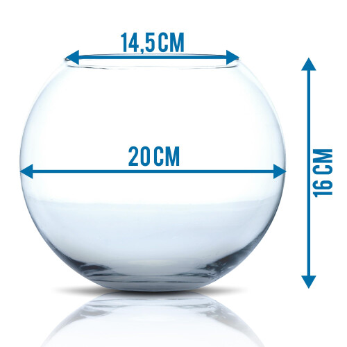 WAVE Crystal Globe Blown Glass 20 1