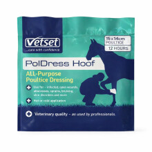 VetSet PolDress Horse Hoof Poultice | Vet-Approved Hoof & Wound Dressi