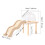 Baoblaze Hamster Sand Bath Container, Acrylic Shower and Digging Room 3