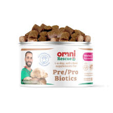 OMNI Soft Chew Supplements - Pre and Probiotics for Dogs Gut Health, O