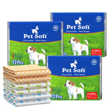 Pet Soft Dog Nappies Male - Disposable Pet Diapers Male Dog Wraps, 36