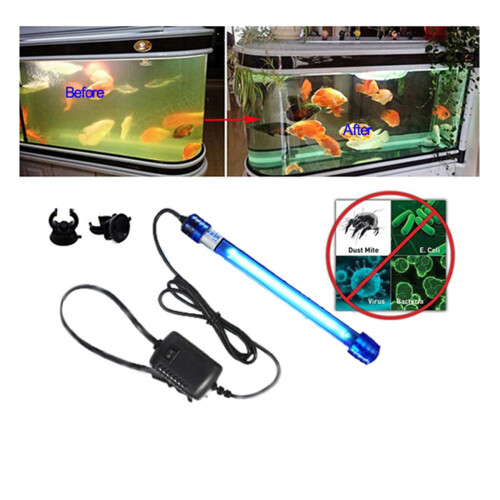 UV Sterilizer Light Water Clarifier for Aquarium Tank - Green Algae an
