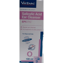 Epiotic 100ml Ear Cleaner Cleanser for Pet Dogs Cats, 100 ml dropper b