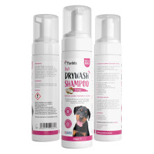 Pawbits Drywash Shampoo for Dogs - Puppy Friendly 3-in-1 Dry Shampoo t