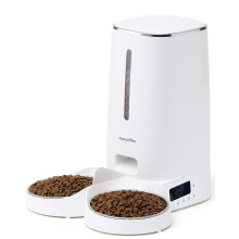 FUKUMARU Automatic Cat Feeder, Timed Pet Feeder for Cats and Dogs with