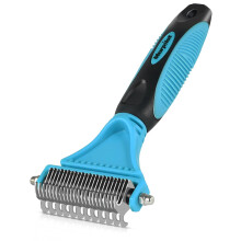 Morpilot Dog Grooming Brush, Cat Detangling Comb - 23+12 Teeth Double