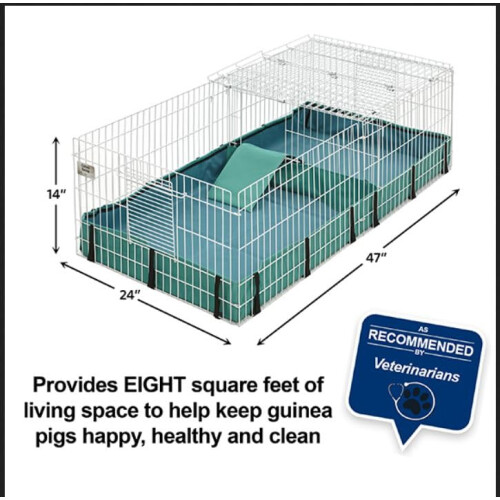 MidWest Homes for Pets Guinea Habitat Plus Cage, Includes Divider Pane 2