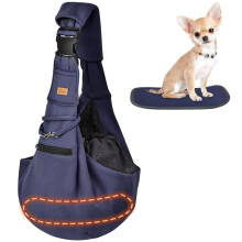 CUBY Puppy Carrier, Adjustable Reversible Cat Dog Sling Carrier for Sm