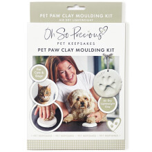 Pet Paw Print Kit for Dogs & Cats – Air Dry Clay Cat Paw Print Kit – K