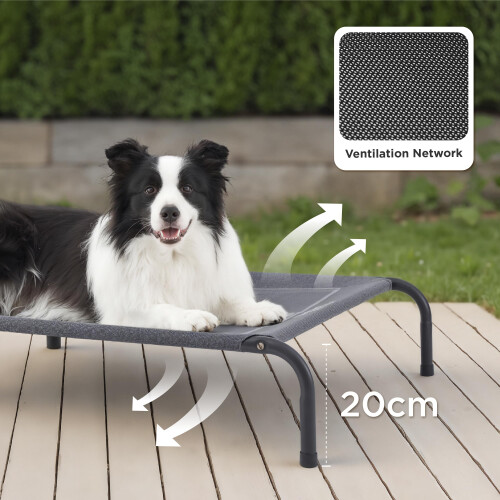 Bedsure Raised Dog Bed Medium - Elevated Waterproof Dog Bed With Mesh, 1