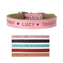 Personalised Leather Dog Collar for Dogs & Puppies Custom Dog/Puppy Co
